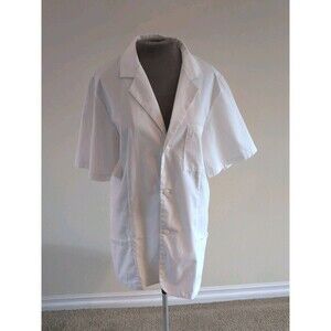 Adar Universal Unisex Doctor, Nurse Medical Lab Coat LG White Excellent